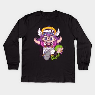 Arale - dr slump Kids Long Sleeve T-Shirt